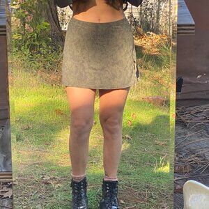 Green Mini Skirt